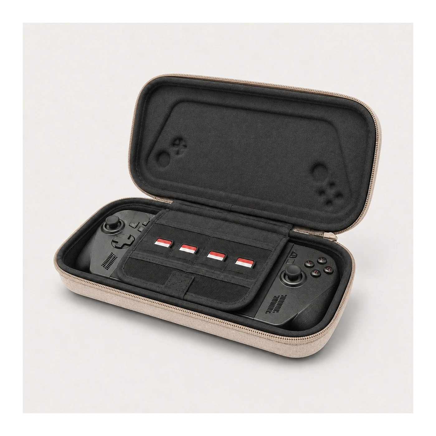 switch case with console beige