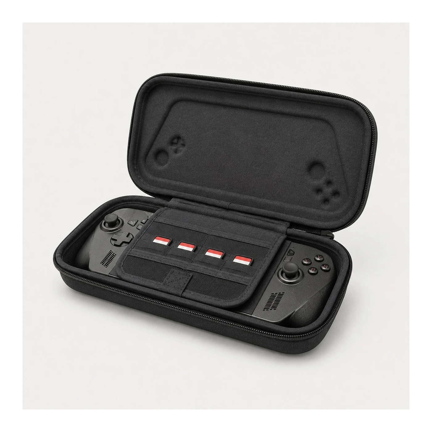 switch case with console charcoal